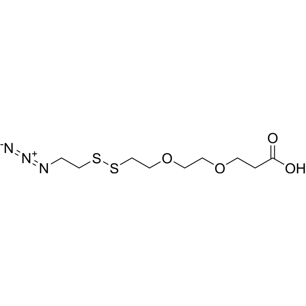 Azido-C2-SS-PEG2-C2-acid图片