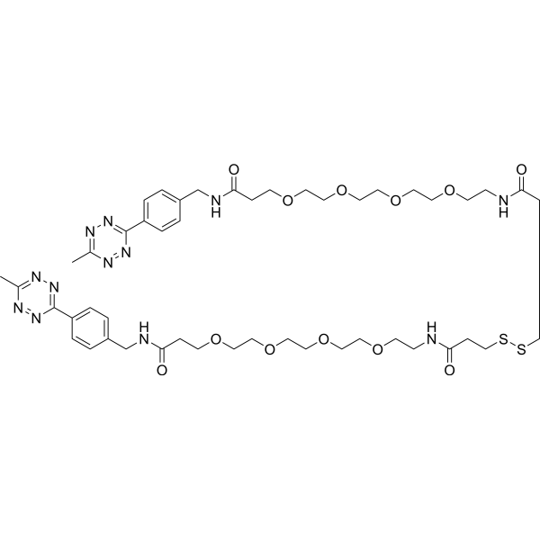 Methyltetrazine-PEG4-SS-PEG4-methyltetrazine图片