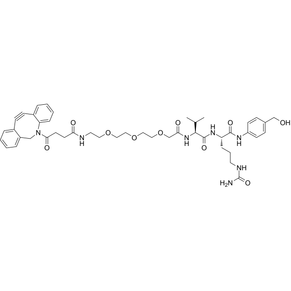 DBCO-PEG4-acetic-Val-Cit-PAB图片