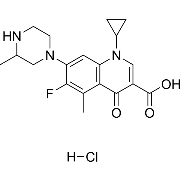 Grepafloxacin hydrochloride图片