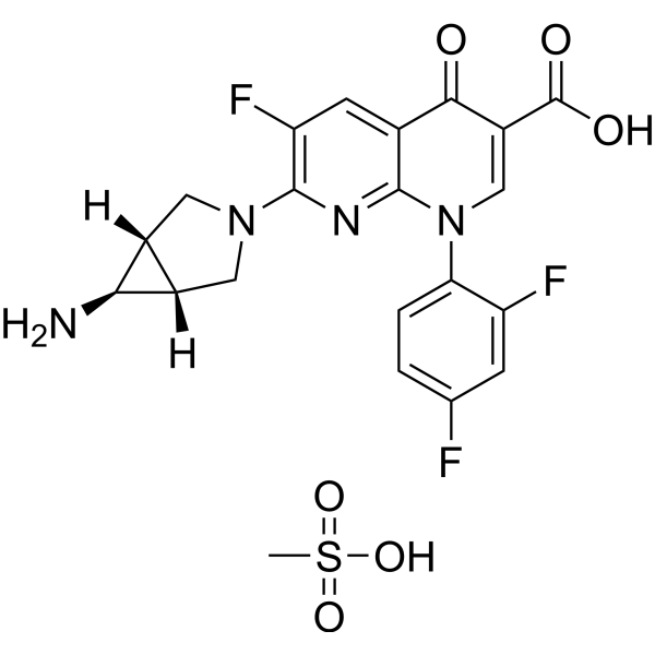 Trovafloxacin mesylate图片