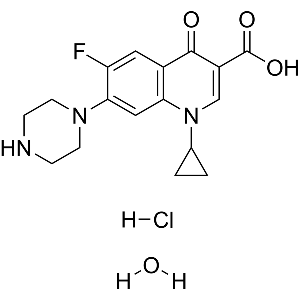 Ciprofloxacin hydrochloride monohydrate图片