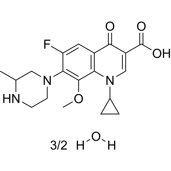 Gatifloxacin sesquihydrate图片