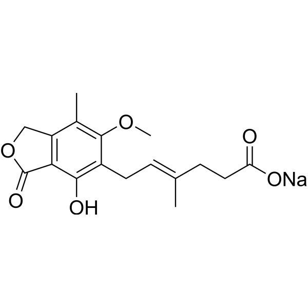 Mycophenolic acid sodium图片