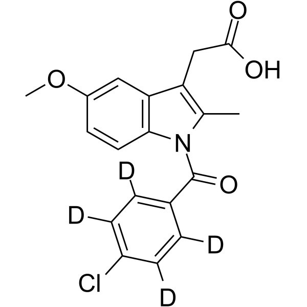 Indomethacin-d4图片