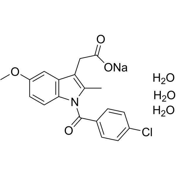 Indomethacin sodium hydrate图片