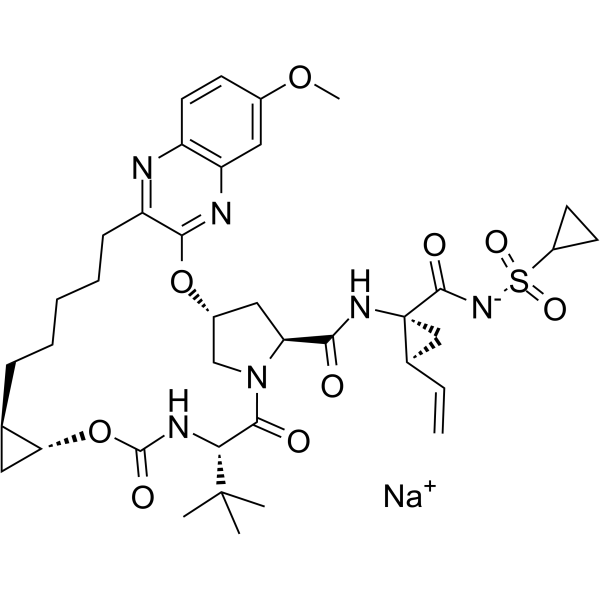 Grazoprevir sodium salt图片