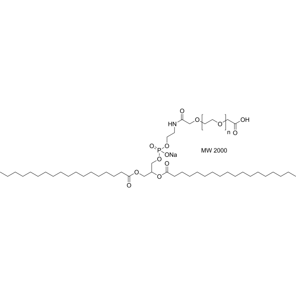 DSPE-PEG Carboxylic acid sodium(MW 2000)图片
