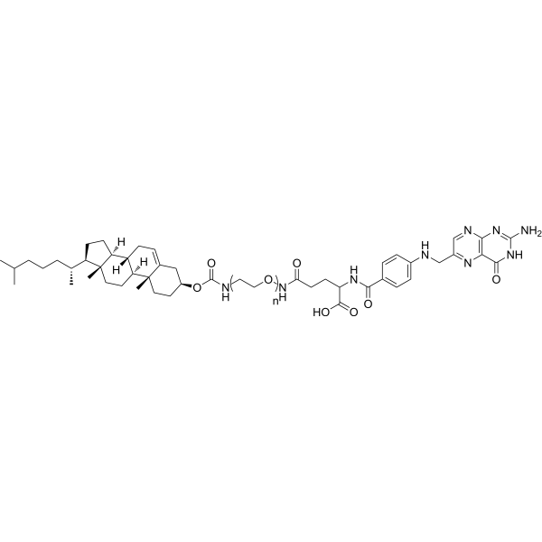 Cholesterol-PEG-Folate(MW 2000)图片