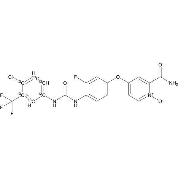 Regorafenib N-oxide and N-desmethyl(M5)-13C6图片