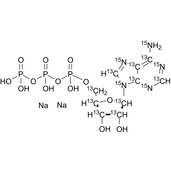 ATP-13C10,15N5 disodium图片