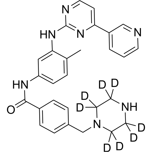 N-Desmethyl imatinib-d8图片