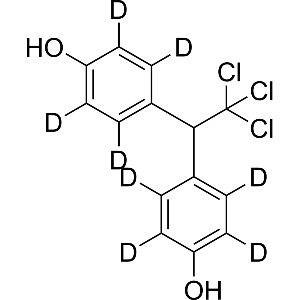 2,2-Bis(p-hydroxyphenyl)-1,1,1-trichloroethane-d8图片