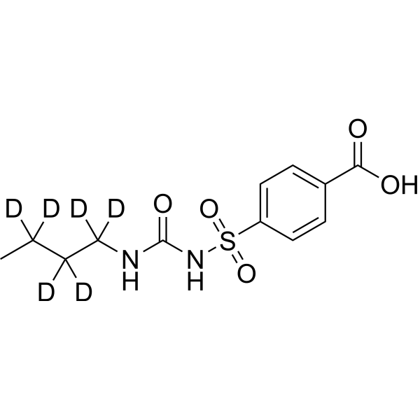 4-(N-(Butylcarbamoyl)sulfamoyl)benzoic acid-d6图片