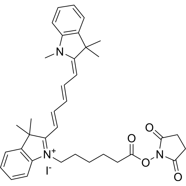 Cyanine5 NHS ester iodide图片