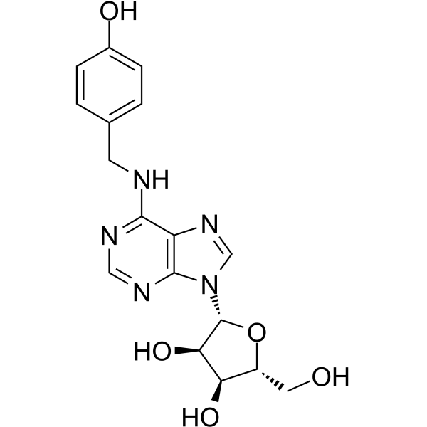 N6-(4-Hydroxybenzyl)adenosine图片