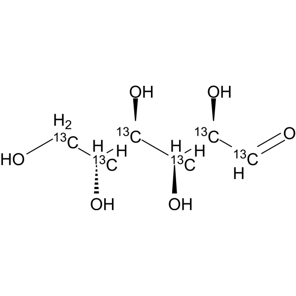 D-glucose-<sup>13</sup>C<sub>6</sub>图片