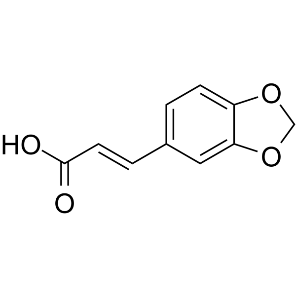 3,4-Methylenedioxycinnamic acid图片
