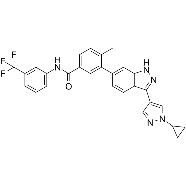 FGFR1/DDR2 inhibitor 1图片