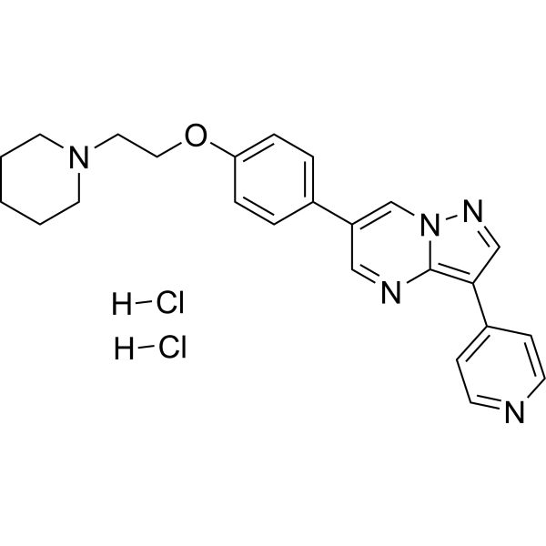 Dorsomorphin dihydrochloride(GMP)图片