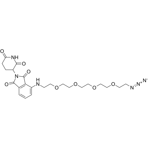 Pomalidomide-PEG4-azide图片