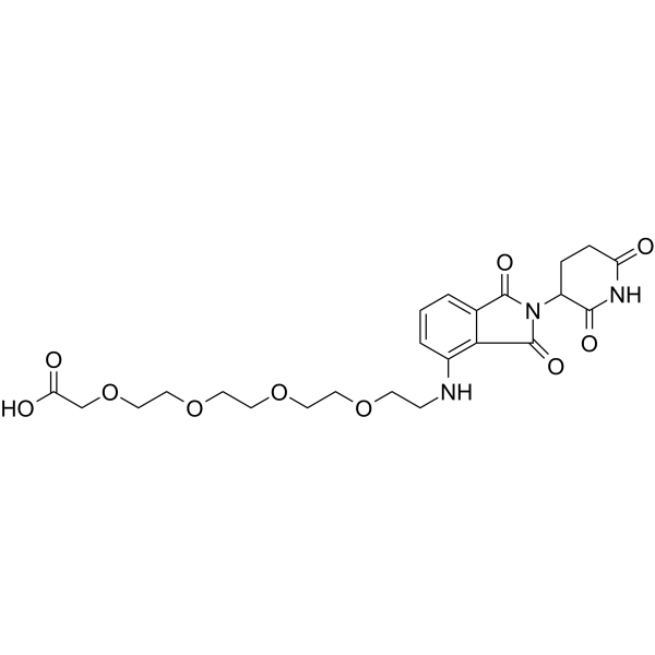 Pomalidomide-PEG4-C-COOH图片