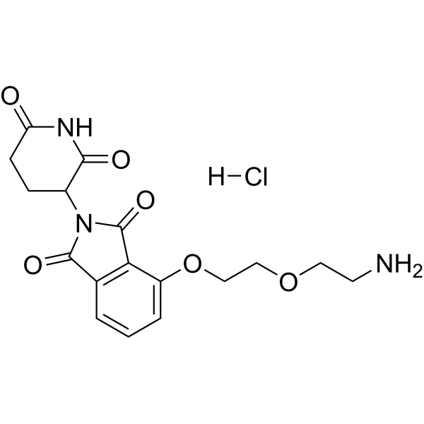 Thalidomide-PEG2-NH2 hydrochloride图片