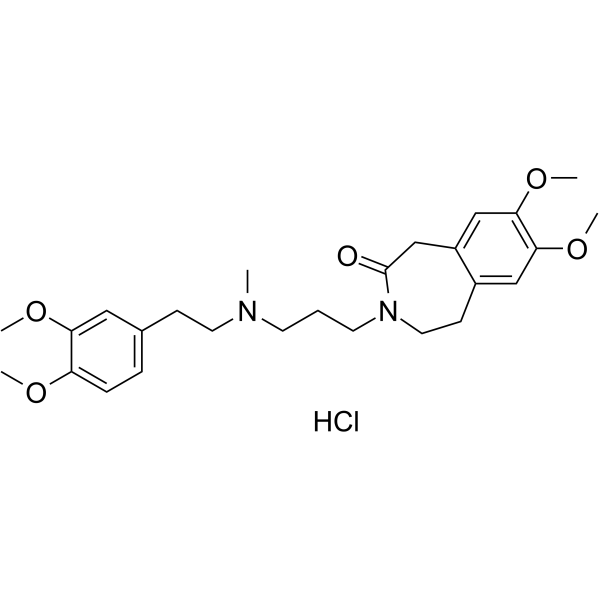 Zatebradine hydrochloride图片
