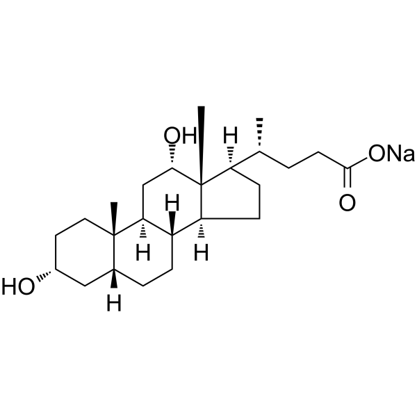 Deoxycholic acid sodium salt图片