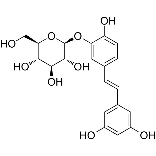 Piceatannol 3'-O-glucoside图片