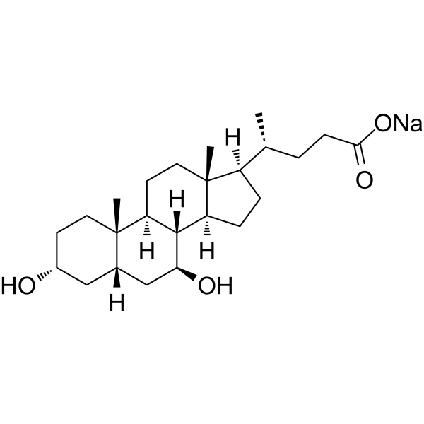 Ursodeoxycholic acid sodium图片