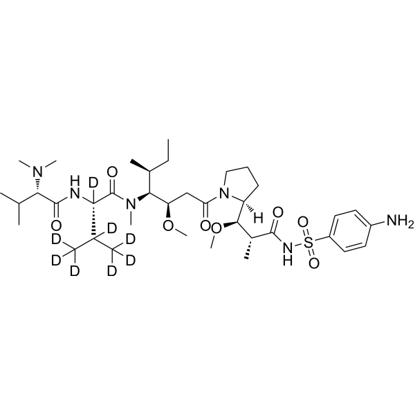 Aminobenzenesulfonic auristatin E-d8图片