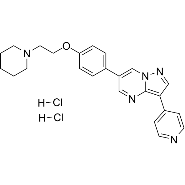 Dorsomorphin dihydrochloride图片