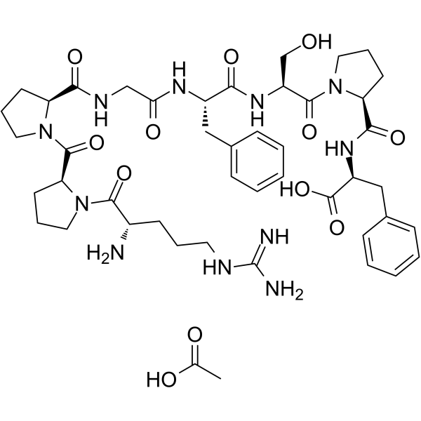 [Des-Arg9]-Bradykinin acetate图片