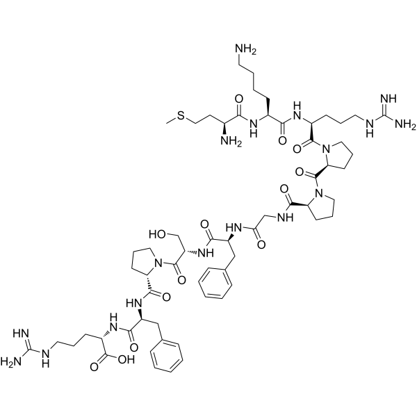 Methionyl-Lysyl-Bradykinin图片