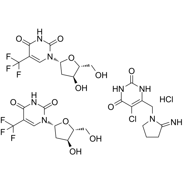 Trifluridine/tipiracil hydrochloride mixture图片