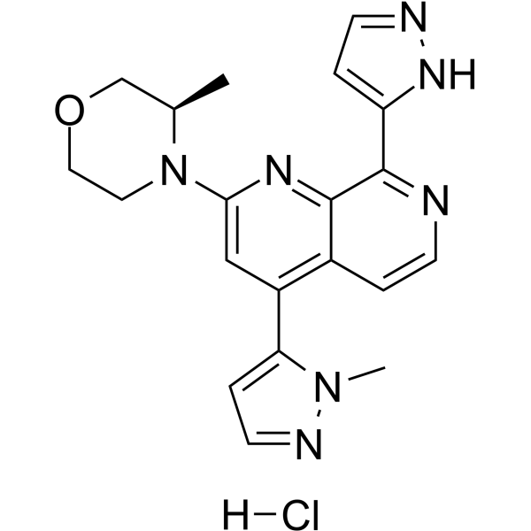Elimusertib hydrochloride图片