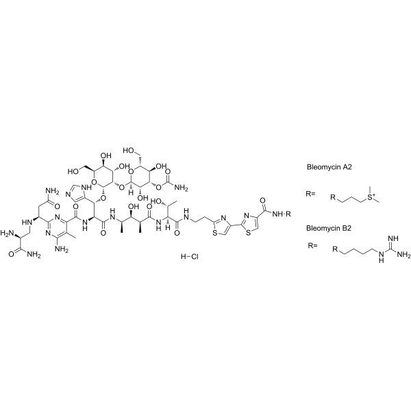 Bleomycin hydrochloride图片