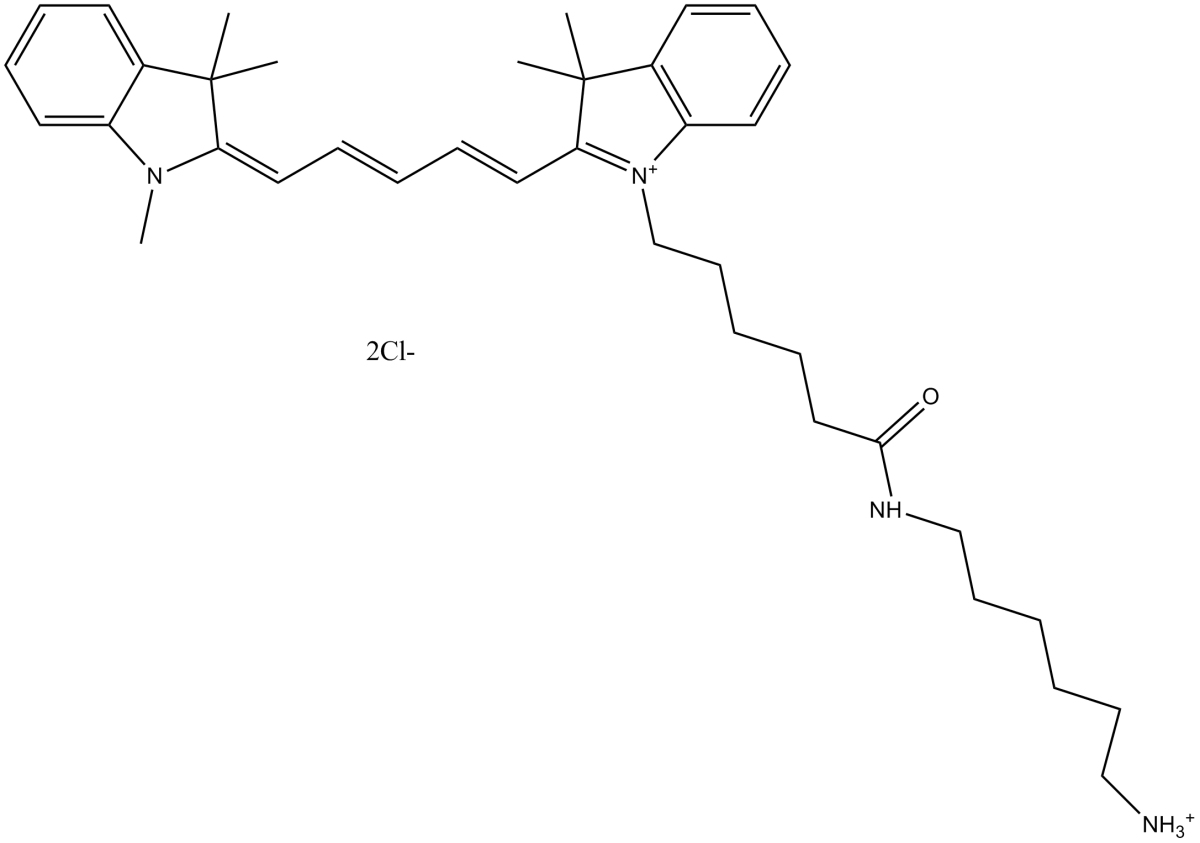 Cy5 amine(non-sulfonated)图片