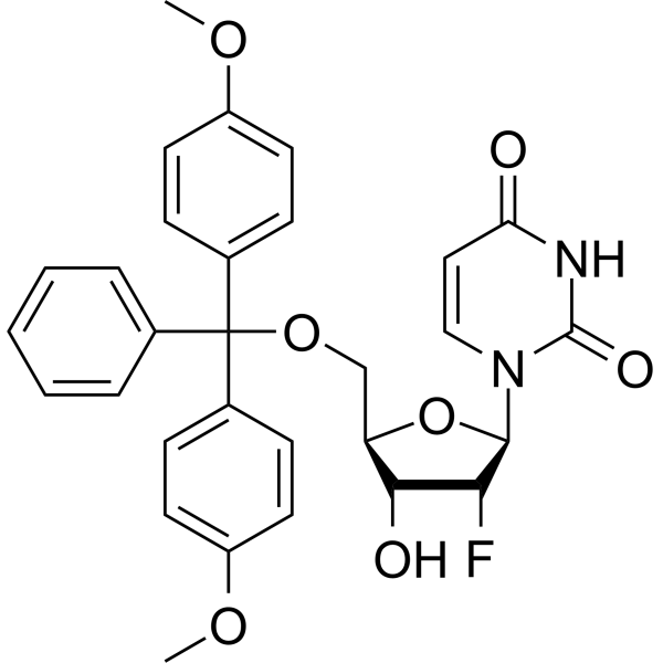 2'-Deoxy-5'-O-DMT-2'-fluorouridine图片