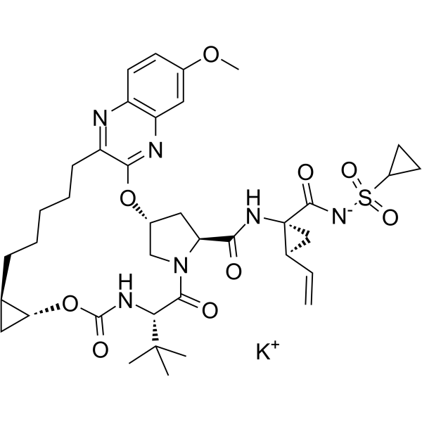 Grazoprevir potassium salt图片
