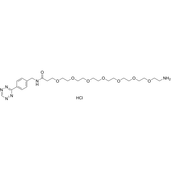 Tetrazine-PEG7-amine hydrochloride图片