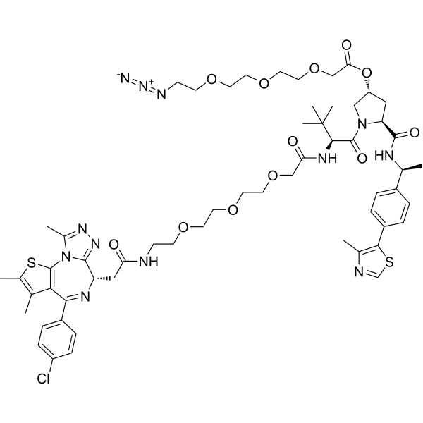 PROTAC BRD4 Degrader-5-CO-PEG3-N3图片