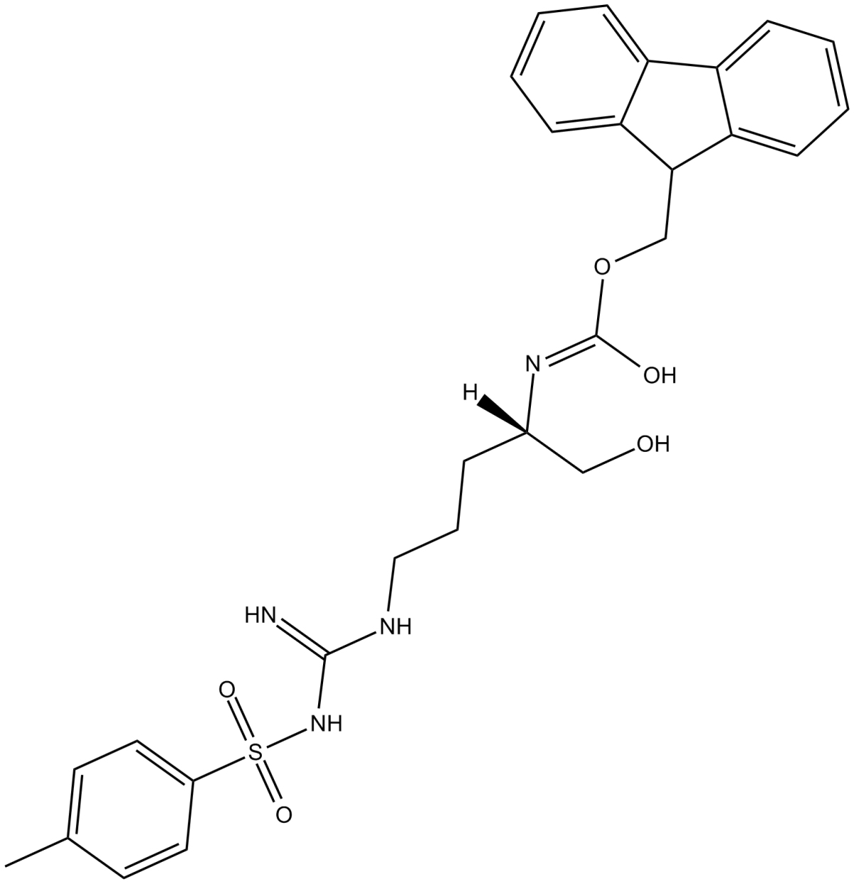 Fmoc-Arg(Tos)-ol图片