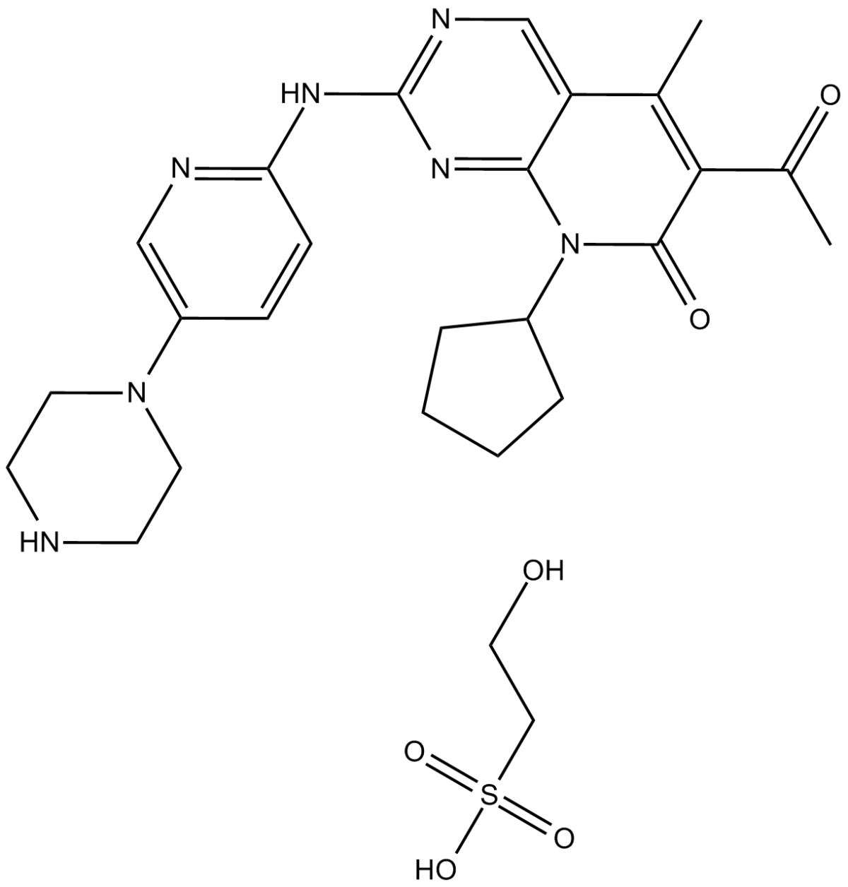 Palbociclib(PD0332991)Isethionate图片