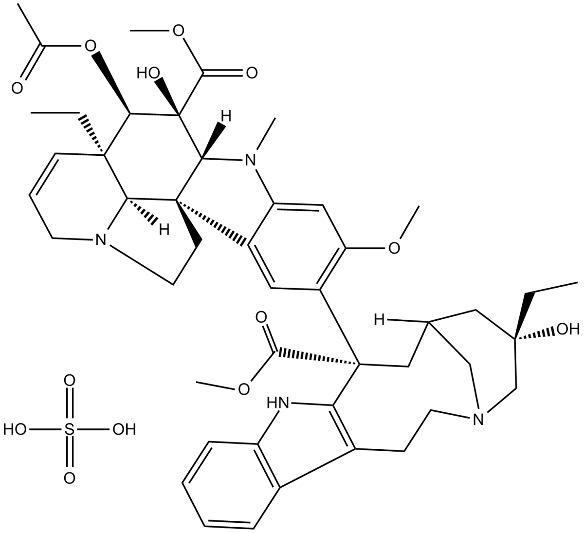 Vinblastine sulfate图片