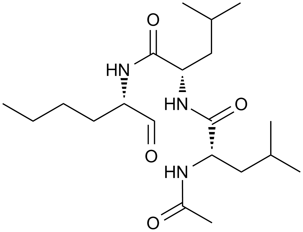 Calpain Inhibitor I,ALLN图片
