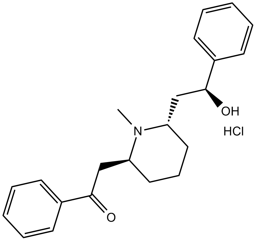 (-)-Lobeline hydrochloride图片