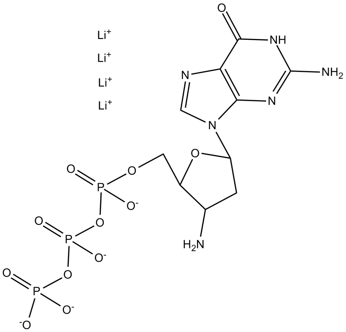3'-Amino-ddGTP图片