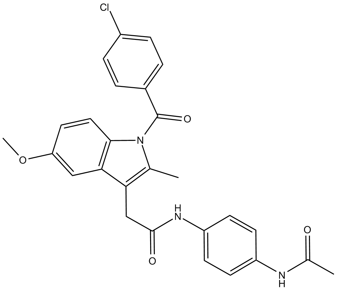 N-(4-acetamidophenyl)-Indomethacin amide图片